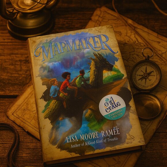 MapMaker Lisa Moore Ramée OwlCrate Jr Exclusive Edition HC Book New Sealed - Picture 2 of 4